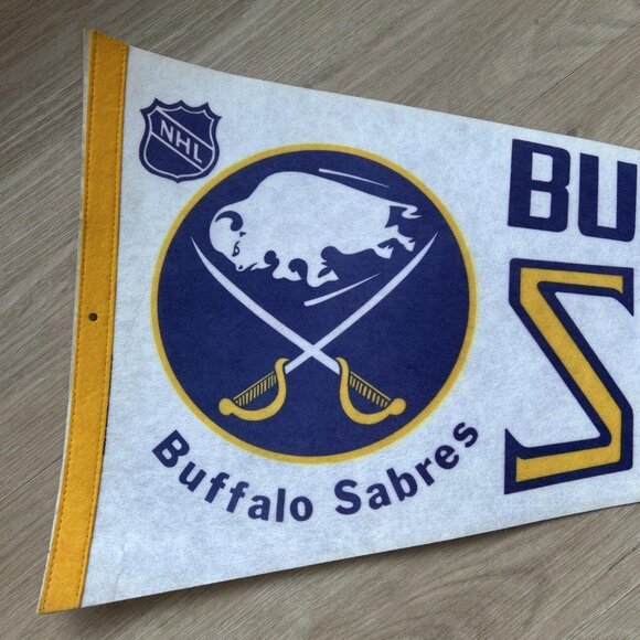 Buffalo Sabres - Vintage NHL Felt Pennant 30" Retro Hockey Merch Memorabilia - Picture 2 of 9